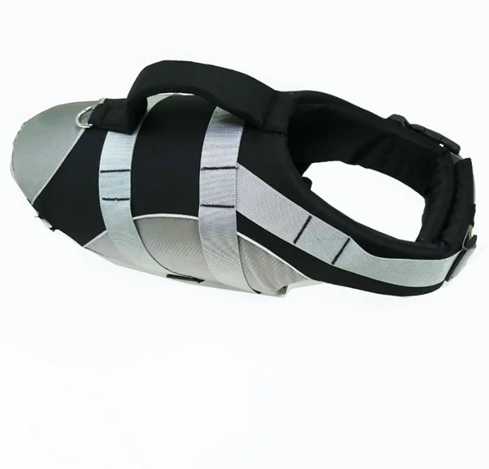 Lightweight Summer Dog Life Jacket with Velcro Buoyancy Clothing for Medium to Large Dogs Pet Supplies Swimming Suit