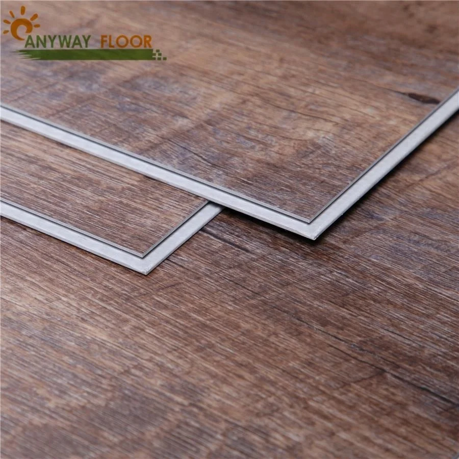 100% Waterproof Click Installation Pisos De Vinilico Lvt Lvp Vinyl Tiles SPC Flooring