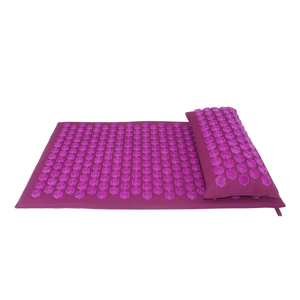 Direct Factory Supplier Fitness Lotus Spike Yoga Acupressure Mat and Pillow Set Excellent Quality Available At Competitive Price