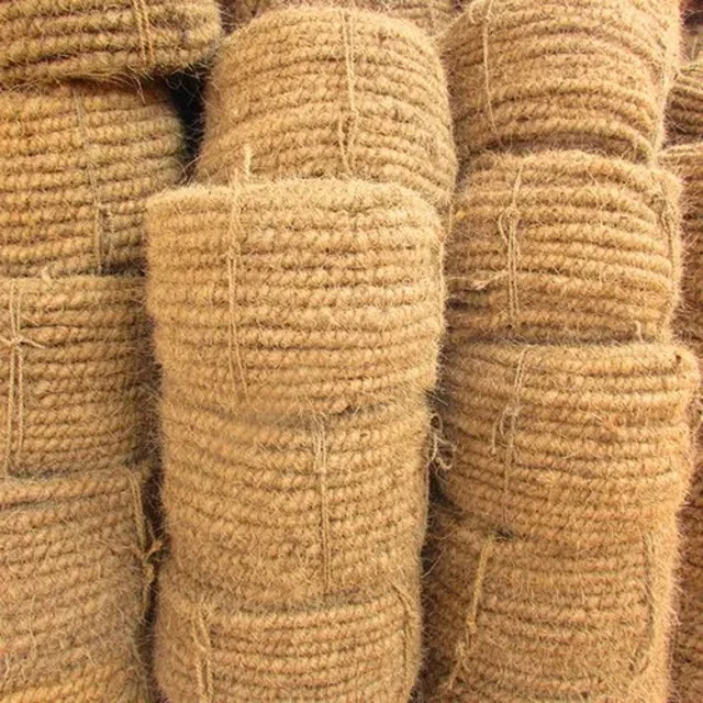 High Quality 100% Natural Coconut Coir Fiber With 200m Length Thick 0.6 - 1 From VietNam