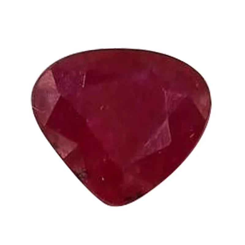 Ruby Stone Top Quality Ruby Heart 100% Natural Ruby Gemstones Narnoli Gems Brilliant Cut Ring Red Star 1.45 Carats