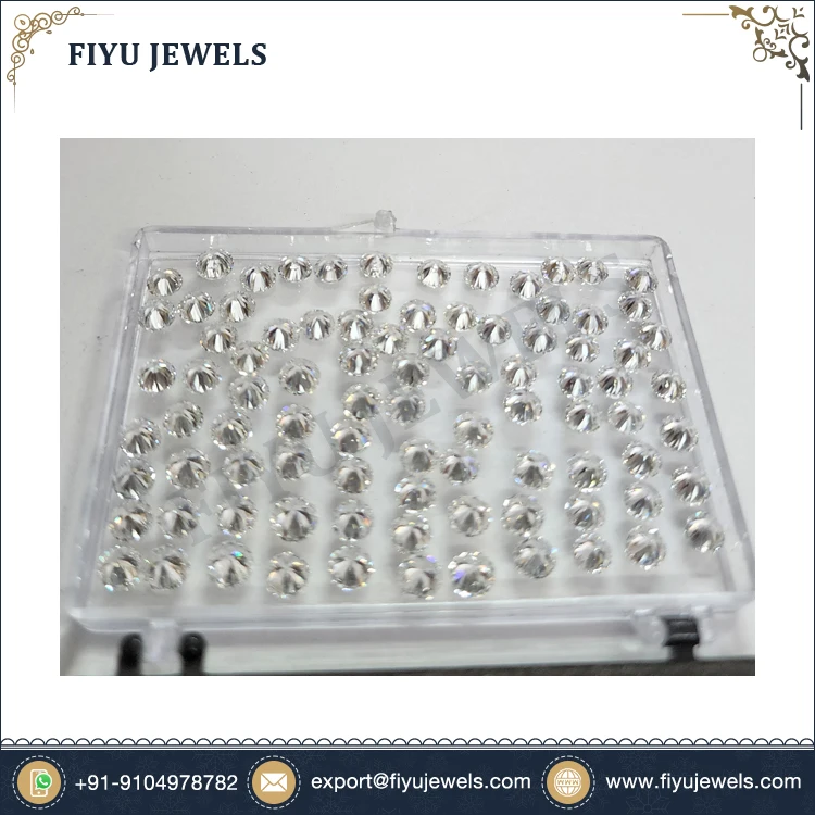 Lab-Grown Real Diamond 0.025 Carat VVS1 VVS2 Clarity White E Color Loose Diamond at Low Market Price