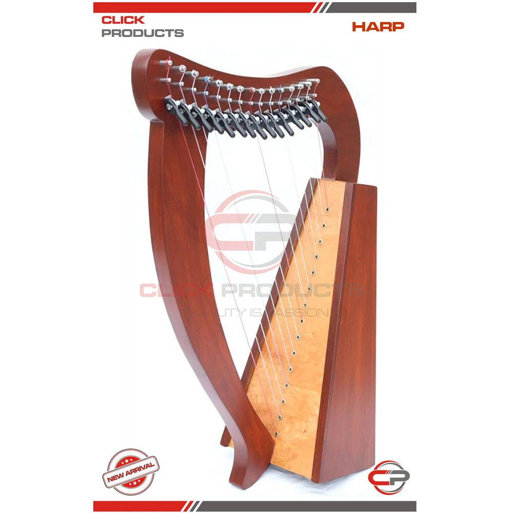 Custom Made Best Quality Easy To Use Wooden Irish Harp Professional Manufacturer Factory Made Irish Harp