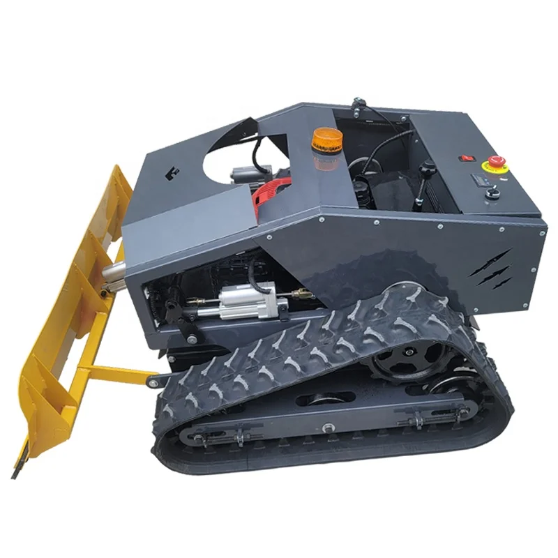 Self propelled remote control Robot Gas Lawn Mowers with the snow plow blade to Canada USA Europe