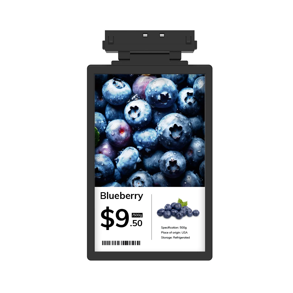 MinewTag Electronic Label WIFI Smart Shelf LCD Colorful Digital Signage Display Screen Price Display Sign For Supermarket