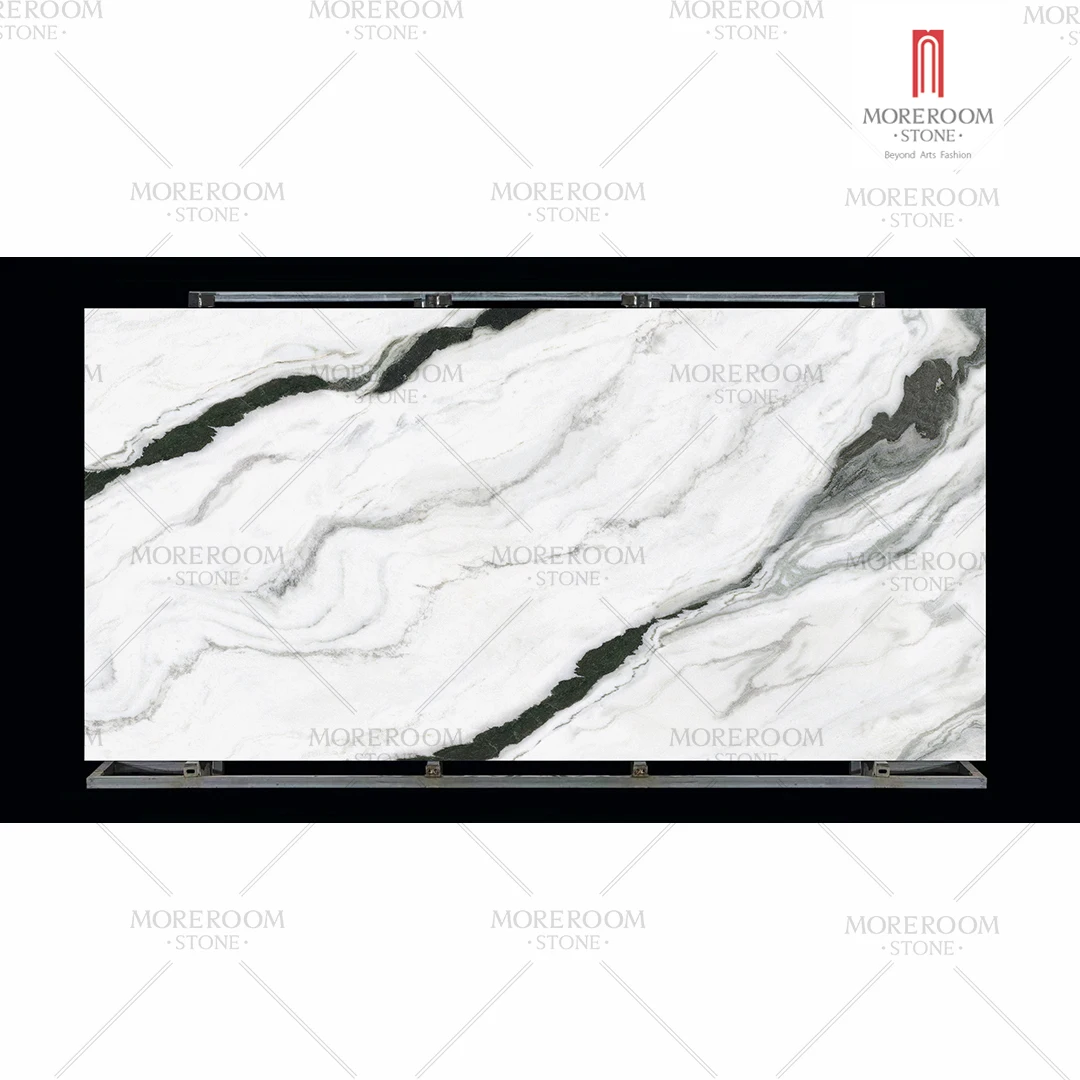 Hot Sale Panda White Marble Supplier  Porcelain Slabs  Floor Tiles
