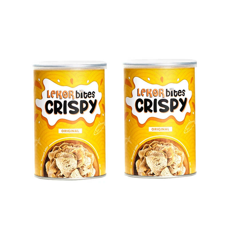 Malaysia Premium Quality Original Flavor Lekor Bites Crispy Fried Snacks with 55g Low Fat and Low Calories