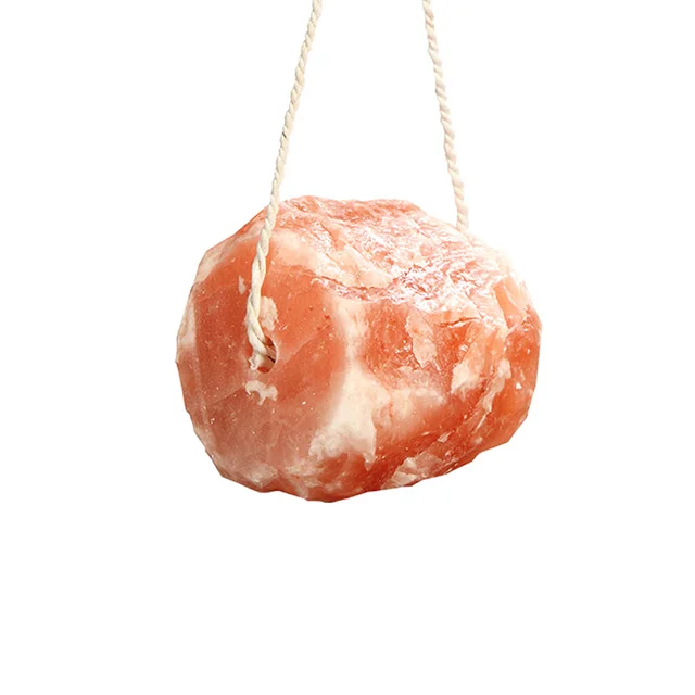 Himalayan Salt Licks Rich in Nutrients and Minerals Himalayan Pink Animal Salt Lick Mineral Salt Animal Feed With Rope