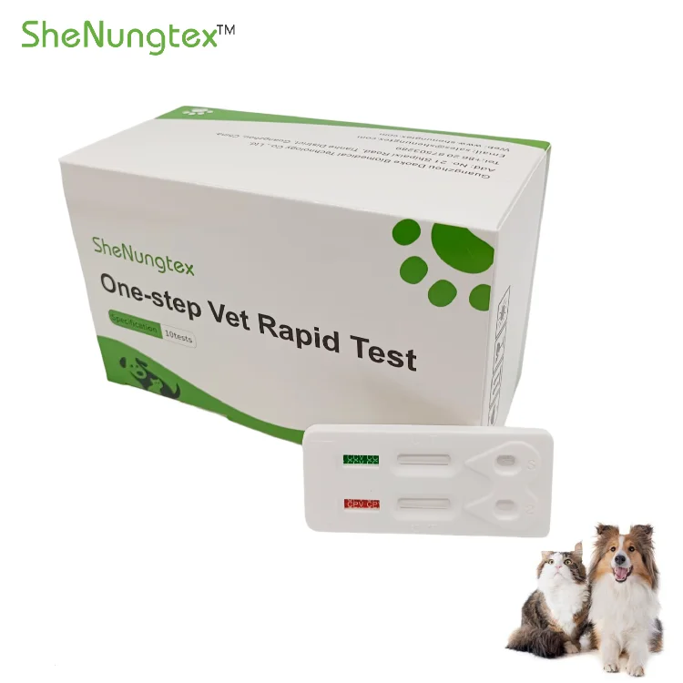 Animal Veterinary Disease  Diagnosis Rapid Test Heartworm/Ehrlichia/Lyme/Anaplasma 4 in 1 Rapid Test Kit