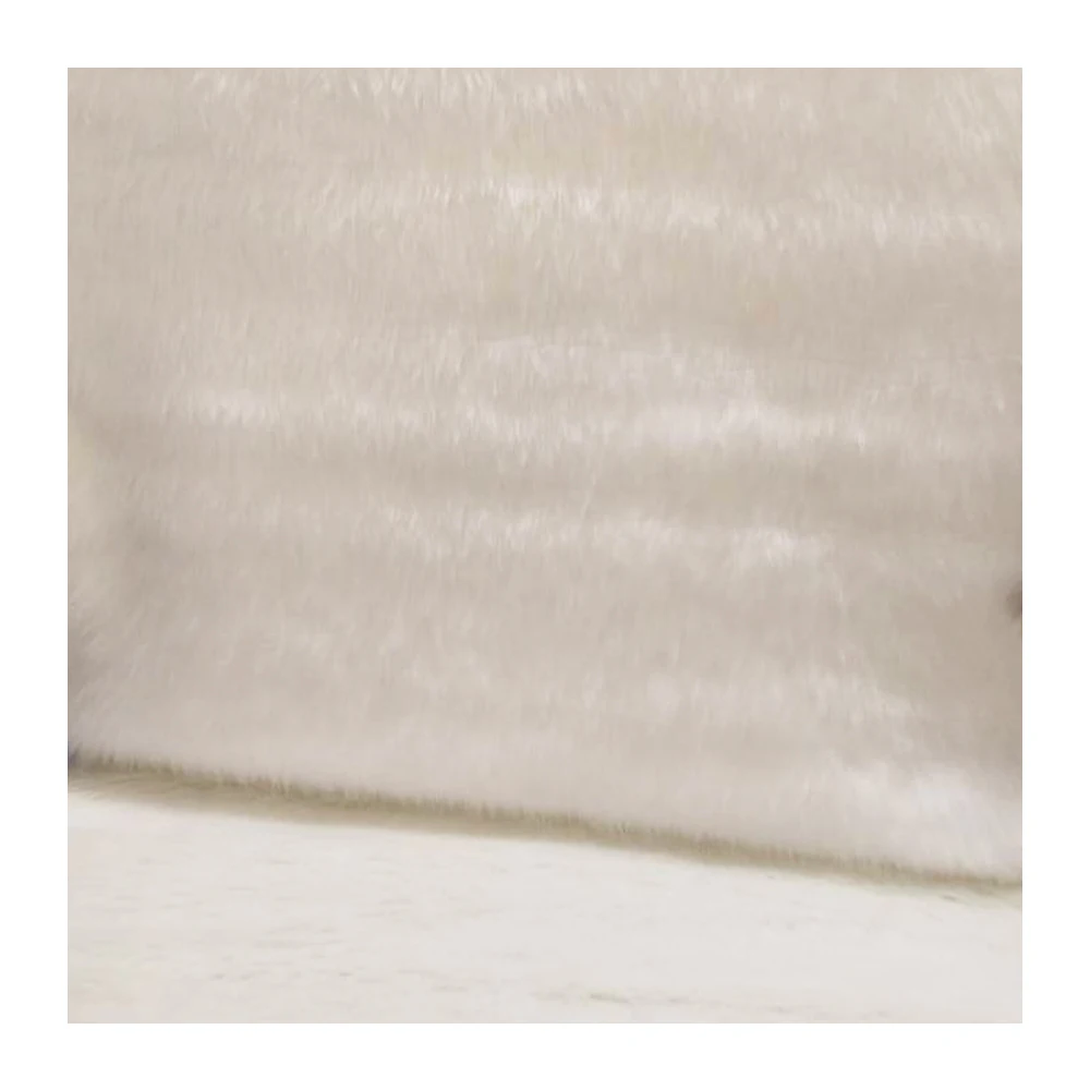 Luxury Quality Knitted Fairy Hair Minky Artificial Faux Fur Fabric used to make winter clothing fashionable jackets