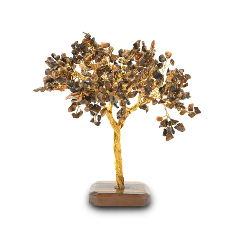 Лучшее качество Лидер продаж натуральный тигровый глаз драгоценный камень денежное дерево фэн-шуй генератор бонсай духовная Медитация