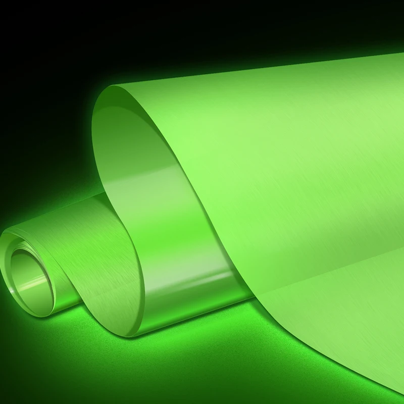 High Quality 30cm 60cm Glow In The Dark Dtf Film Textile Heat Transfer Printing Luminous Film