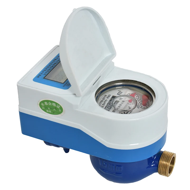 1/2 inch 15mm DN15 tiered price smart prepaid water meter with ic card