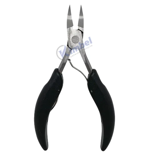 Nail Pliers Stainless Steel Cutting Reinforced Professional Pp Plastic Handle Cuticle Pliers Cutter