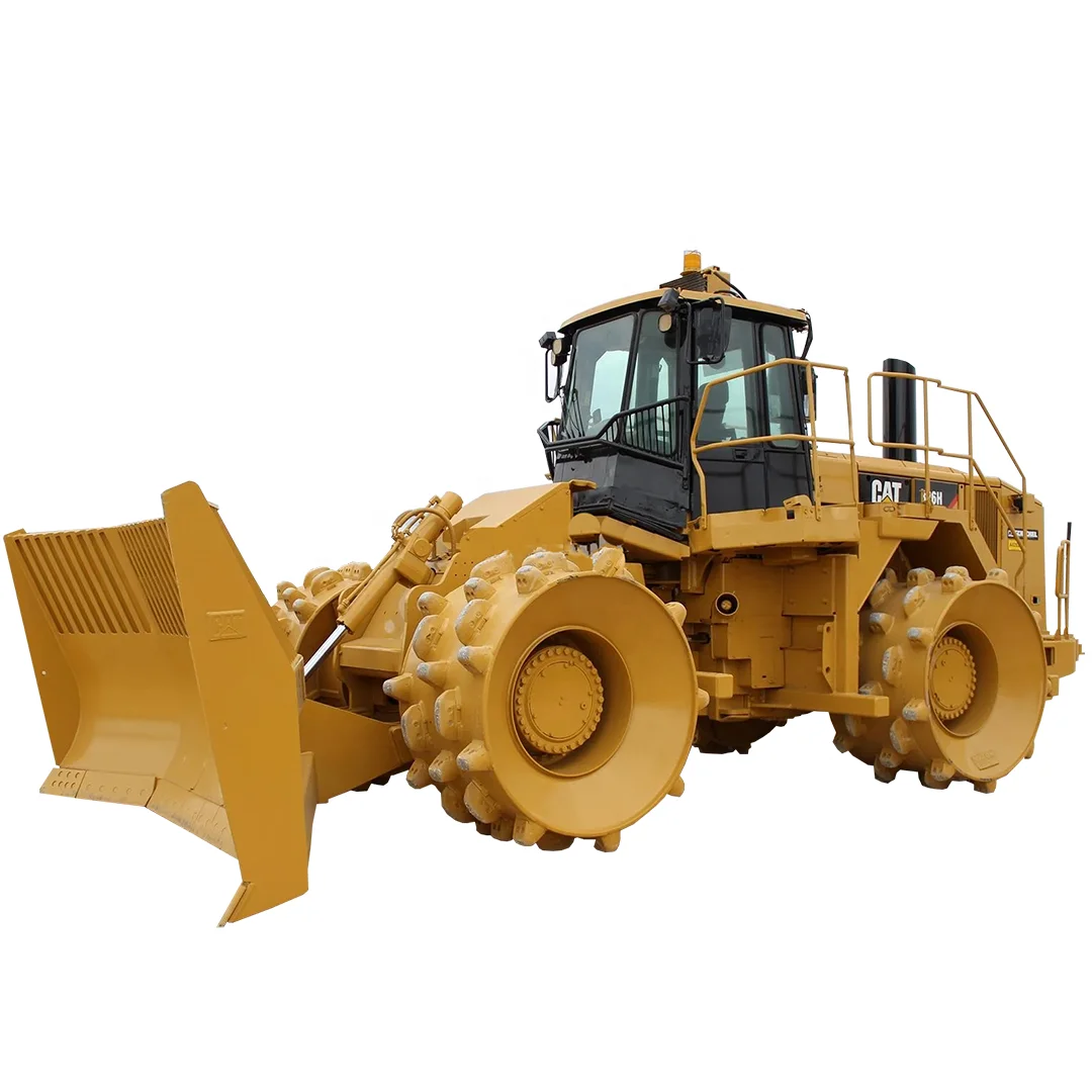 Used compactor good condition hot sale original Cat 826H used soil compactor cheap price for sale