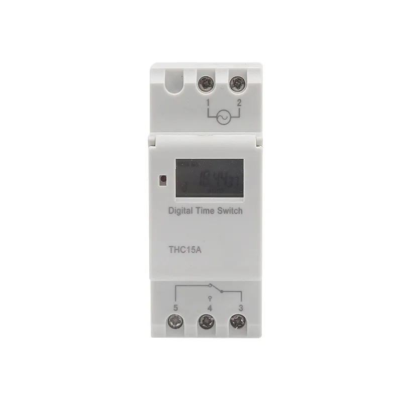Programmable Time Switch Relay On Off Control LCD Display DC12V AC220V