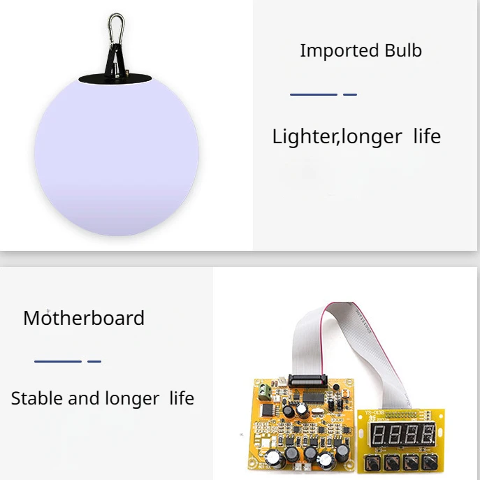 3D Effects Winch LED Kinetic Light System RGB Manufacturer Modern China 90 RGBW DMX512 / Master-slave / Auto 90 Cm Disco Ball 85