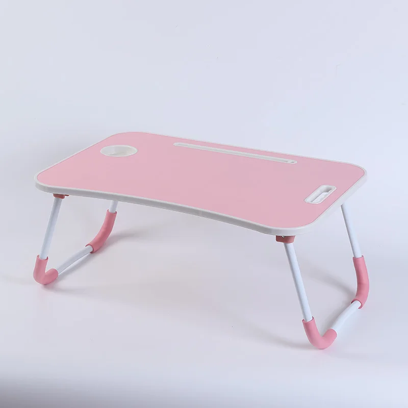 60*40cm small wooden computer laptop folding table desk for bed and sofa