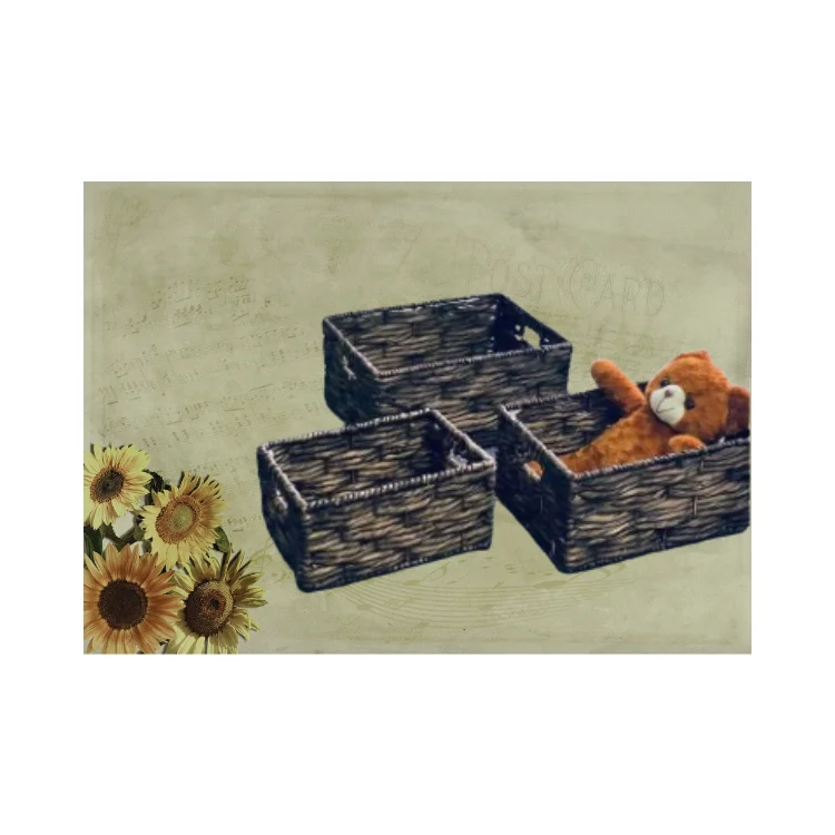 Корзина для хранения хорошая цена натуральные держатели многофункциональные размеры вьетнамский производитель