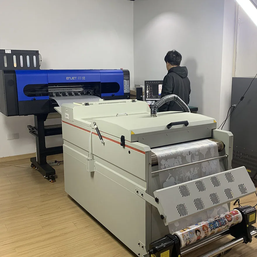 Inkjet Printer 60cm 24inches t-shirt printing machine with shaker and dryer DTF Printer