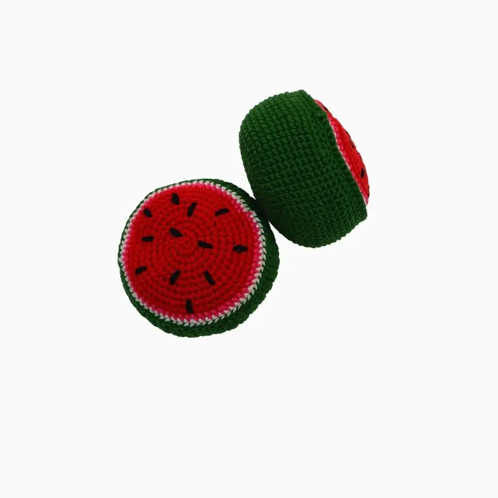 New Product 2022 Direct Price Factory Large Watermelon-shaped Handmade Knitting Interactive for Dog Cat