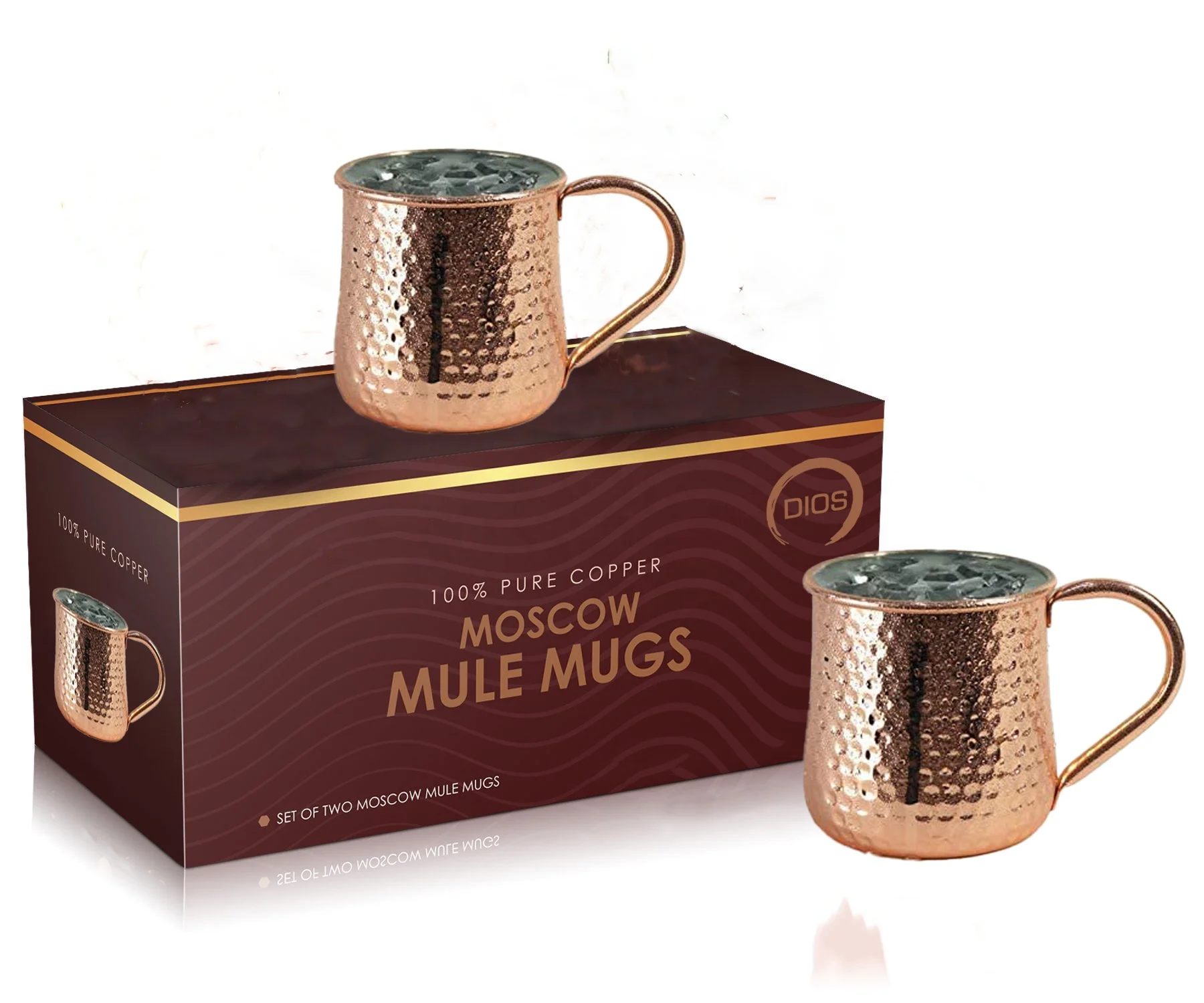 MANUFACTURER MOSCOW MULE COPPER HANDLE MUG-18 OZ