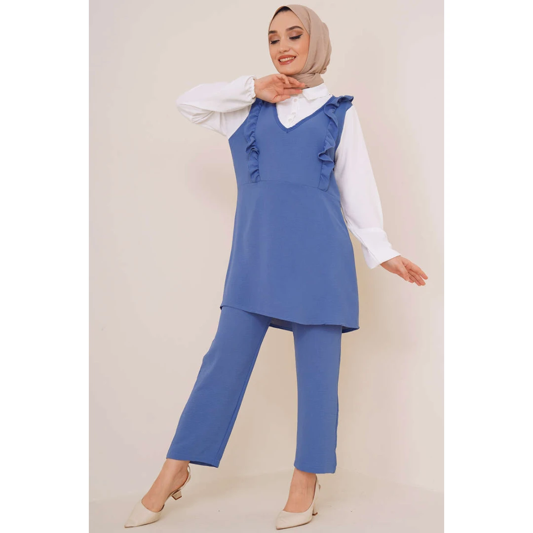 New Season Women Winter Islamic Clothing Abaya Dress Kaftan Tunic Dubai Muslim Islamic Fashion Turkish Made Islamic Dresses