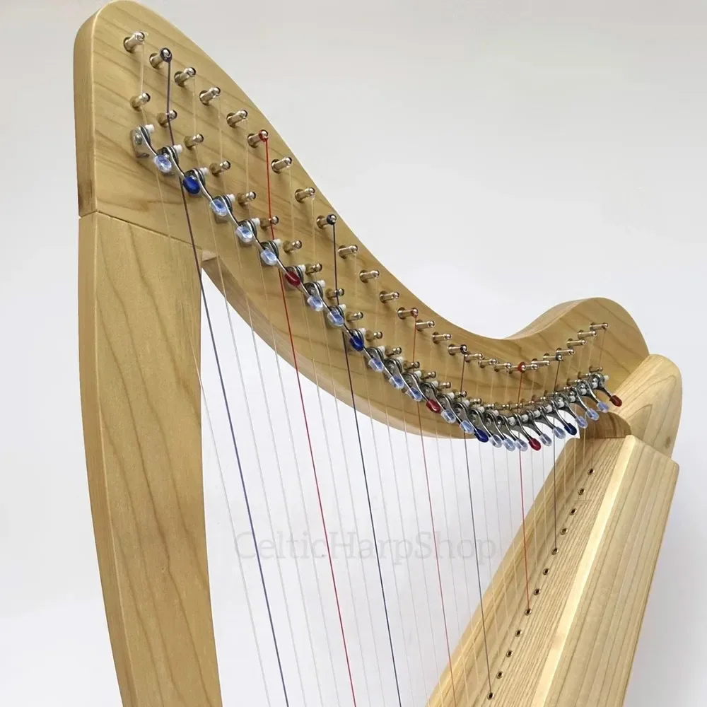 Top Quality High Standard Irish Harps Customized Made Wood Material Wholesale Price Full Size Irish Harps