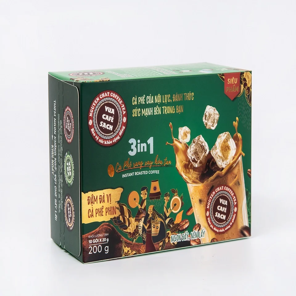 Vietnam High-Quality instant coffee powder In Box Packaging 18g