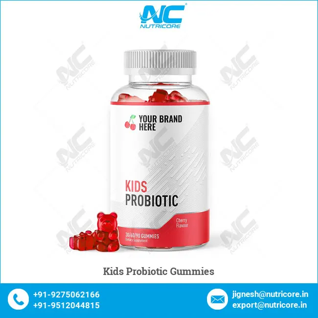 Hot Selling Custom Label/ Private Label Healthcare Supplement Kids Probiotic Gummies from Indian Exporter