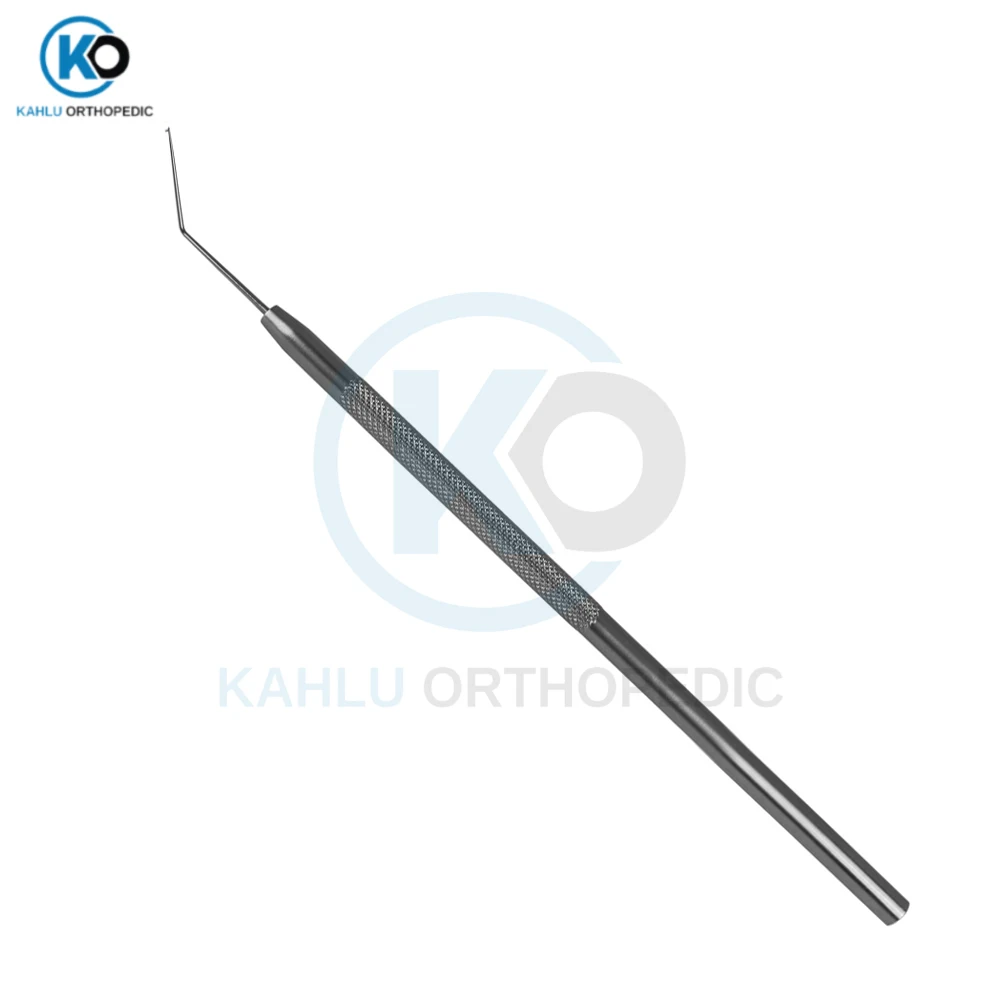 Stainless Steel Lester IOL Manipulator Nucleus Steiner Intracapsular Hook Ophthalmic Instruments By KAHLU ORTHOPEDIC