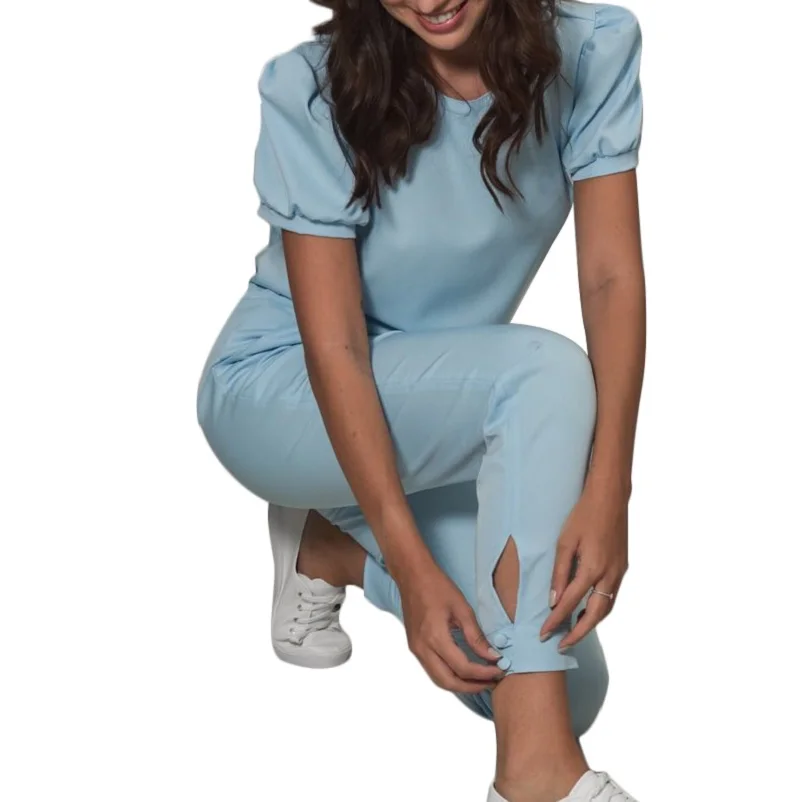 Hot Sale Anti Wrinkle Washable Soft Fabric Nurse Scrubs Hospital Uniform Medical Scrub Suit Top Quality Cheap Price Scrubs