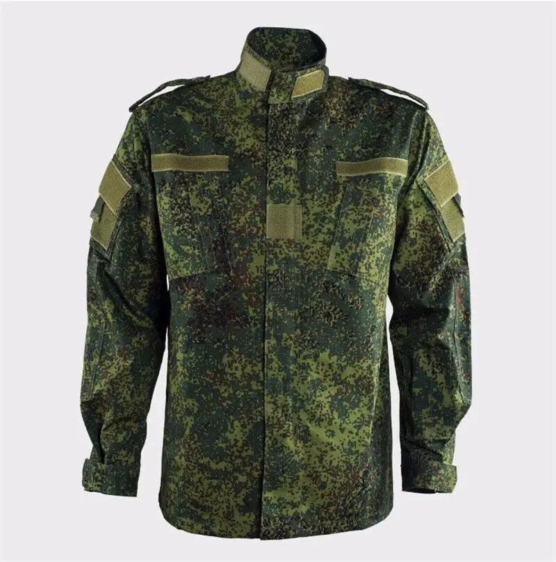 ACU Ripstop Durable Tactical Camouflage ACU Uniform Russia Camo Training Clothing Suit
