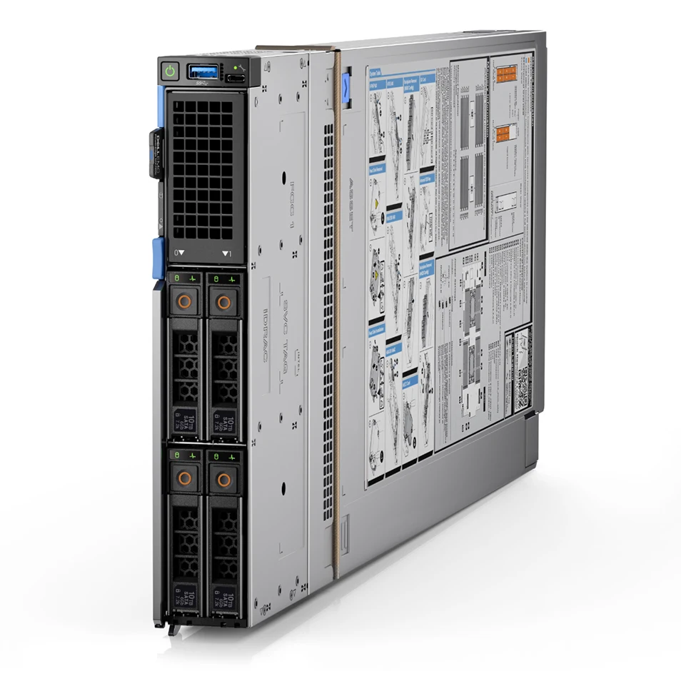 Бренд Новый Dell MX750c Стоечный сервер 4x2,5 дюймов 7,68 TB привод в наличии