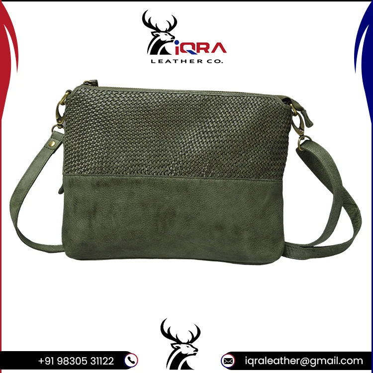 Women Leather Cross Body Bag Available At Bulk Quantity From Best Manufacturer