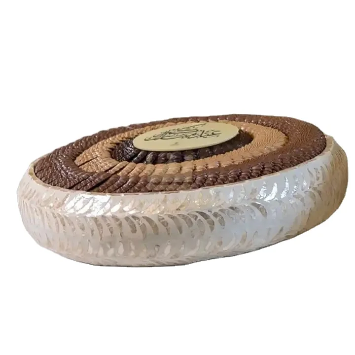 Ramadan decor wholesale mother of pearl chocolate bowl black seashell inlay chocolate serving bowls