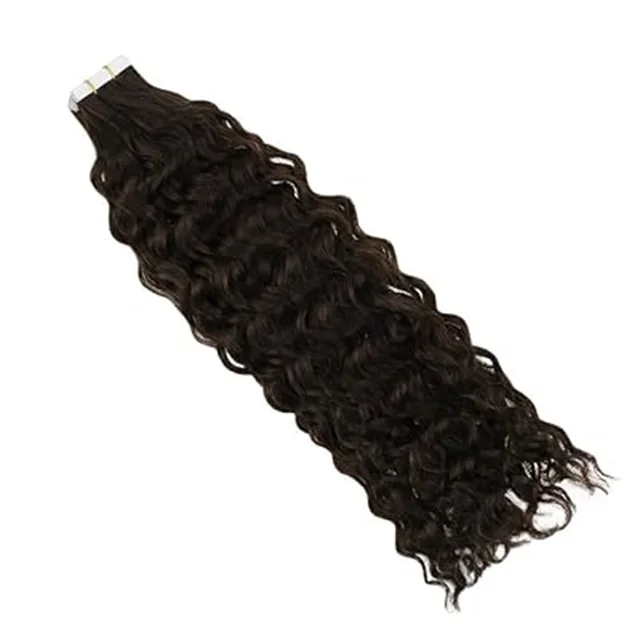 Tape In Human Hair Virgin Remy Single/Double Drawn Weft Hair Raw Cuticle Aligned Hair 100% Wholesale Rates 26 Inches