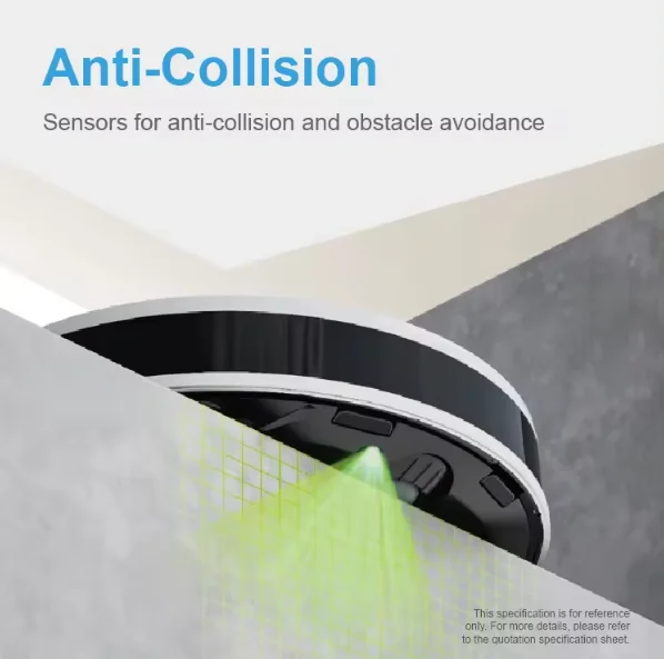 2023 Innovative Auto LDS Sensor Wet and Dry Robotic Vacuum Cleaner with Smart Remote Control