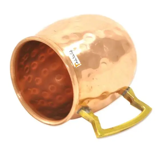 Manufacturer Moscow Mule Copper Mug 16oz/18oz Coppertisan Barrel Hammered Copper Moscow Mule Mug/Copper Mug