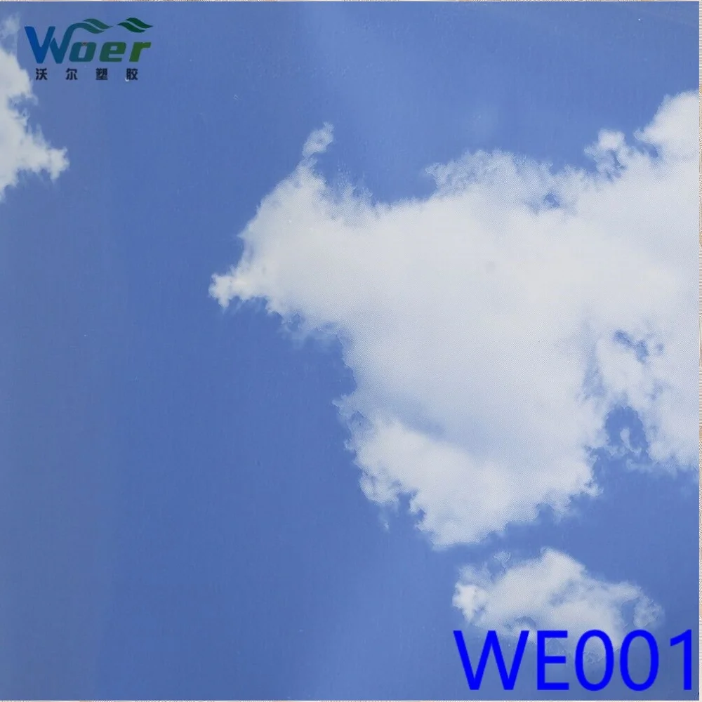 Hot Selling Blue Sky PVC Film for Suspended Gypsum Board Ceiling Tiles
