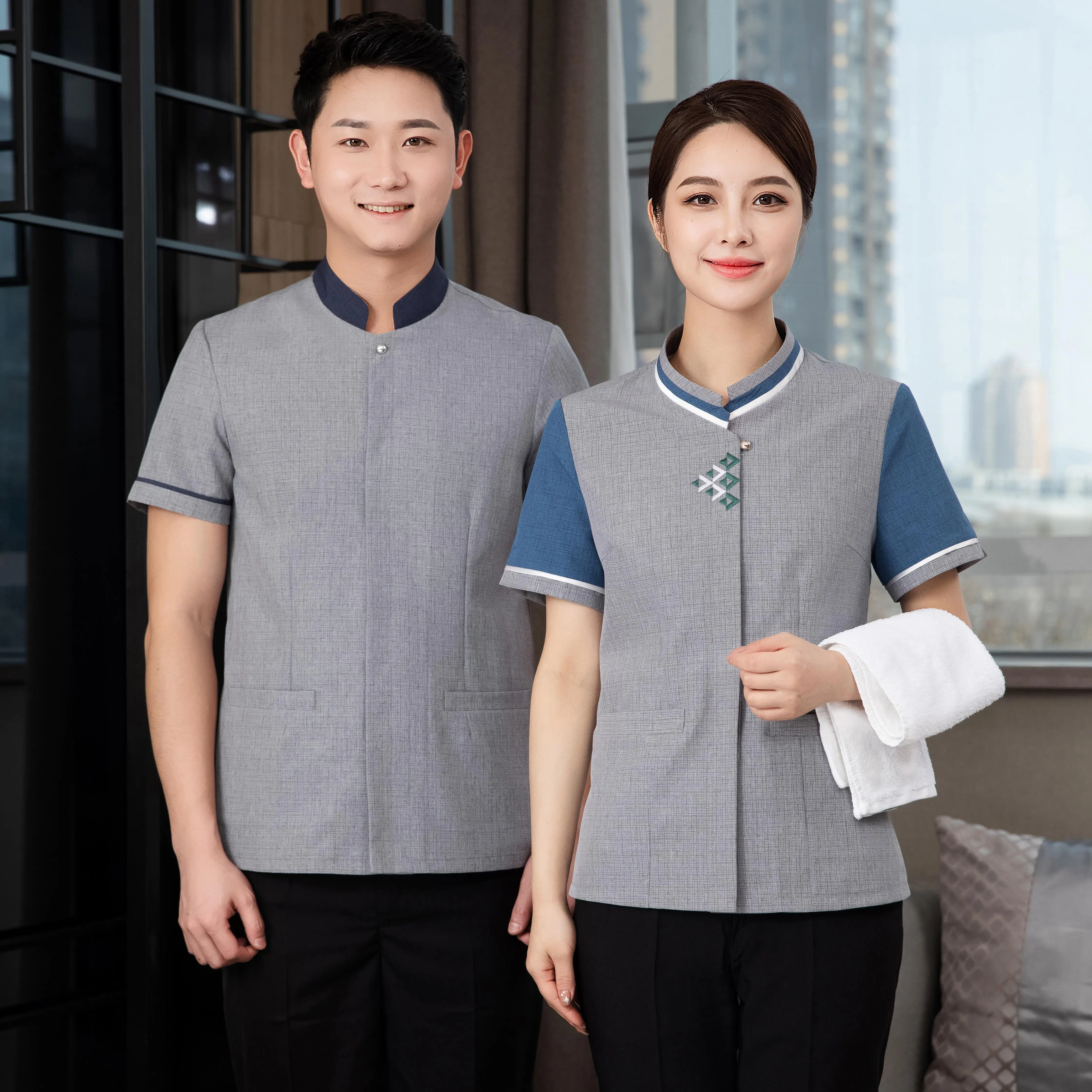 Cleaning Staff Uniform Hotel Housekeeping Cleaning Staff house keeper best uniform for cleaners maid service uniforms