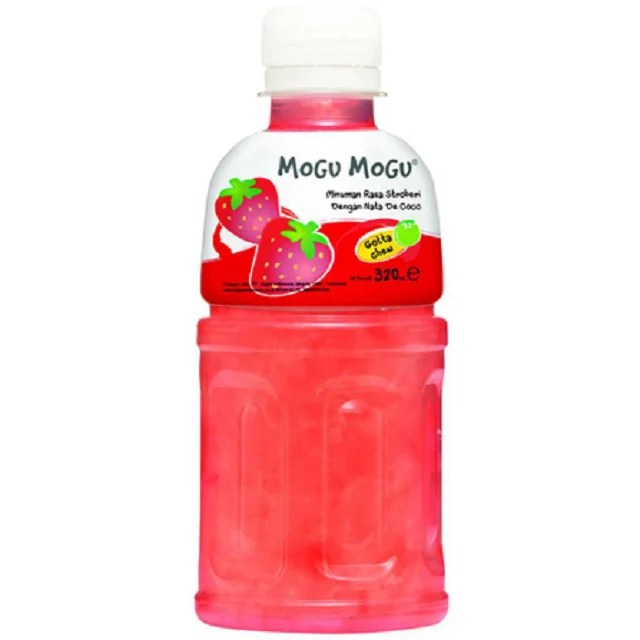 Fruity drink with nata de coco Strawberry Melon Mango Melon Grape Coconut flavors