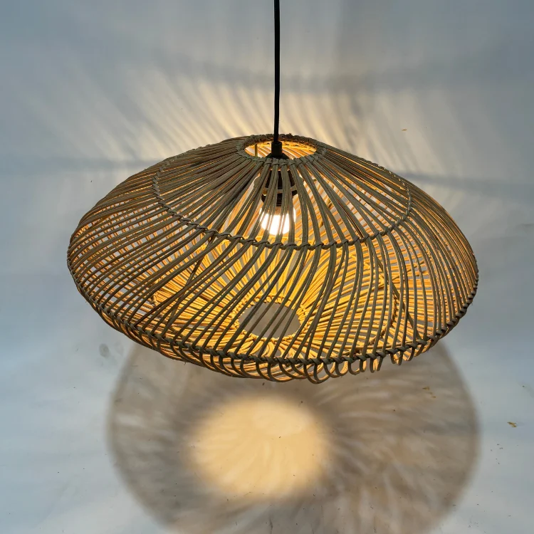 Hot Selling Rattan Lampshade Frame Handmade For Home Decor Oem Standard Packaging Made In Vietnam Factory