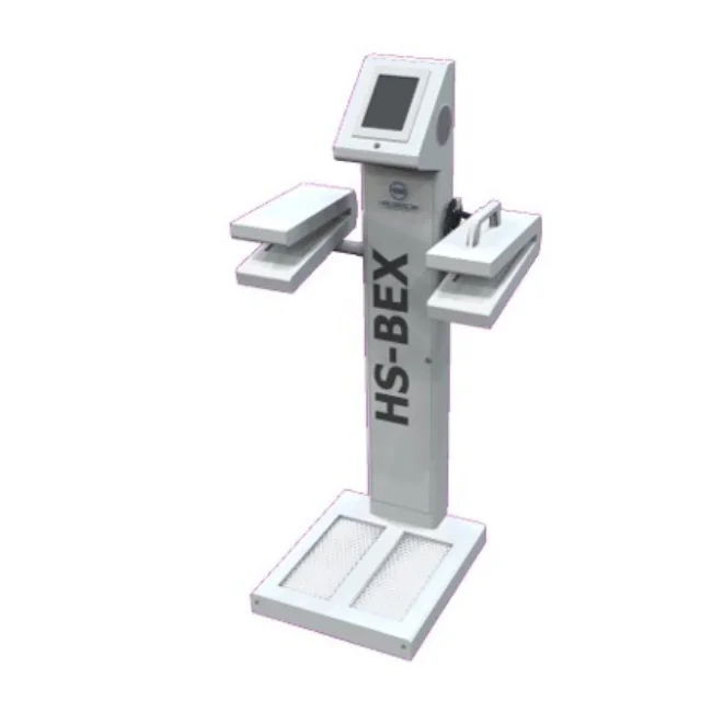 User friendly seven plastic scintillator beta gamma hand feet monitor for nuclear medicine and industry