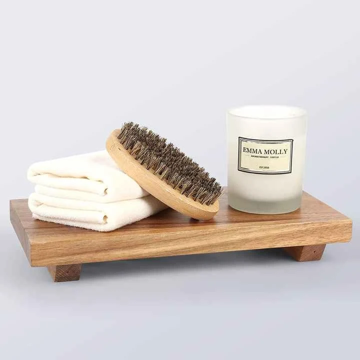 Premium Wooden Soap Dish for Hotel Bathroom Accessories and Kitchen High Quality Acacia Wood Use