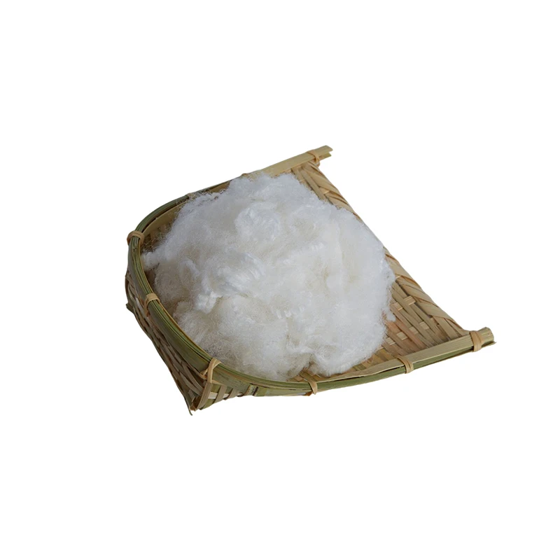 Environmentally friendly Flame Retardant and Fire Retardant recycled polyester staple fibers 4D 6D 15D*51mm 64mm