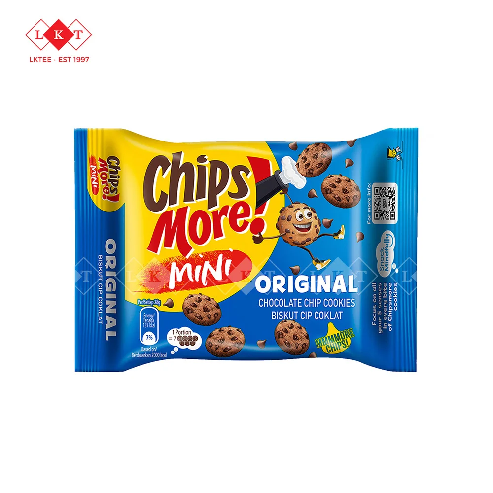 Chipsmore шоколадные чипсы печенье 80 г Оригинальные Экзотические закуски кондитерские изделия авторизованный дистрибьютор оптовая продажа Малайзия