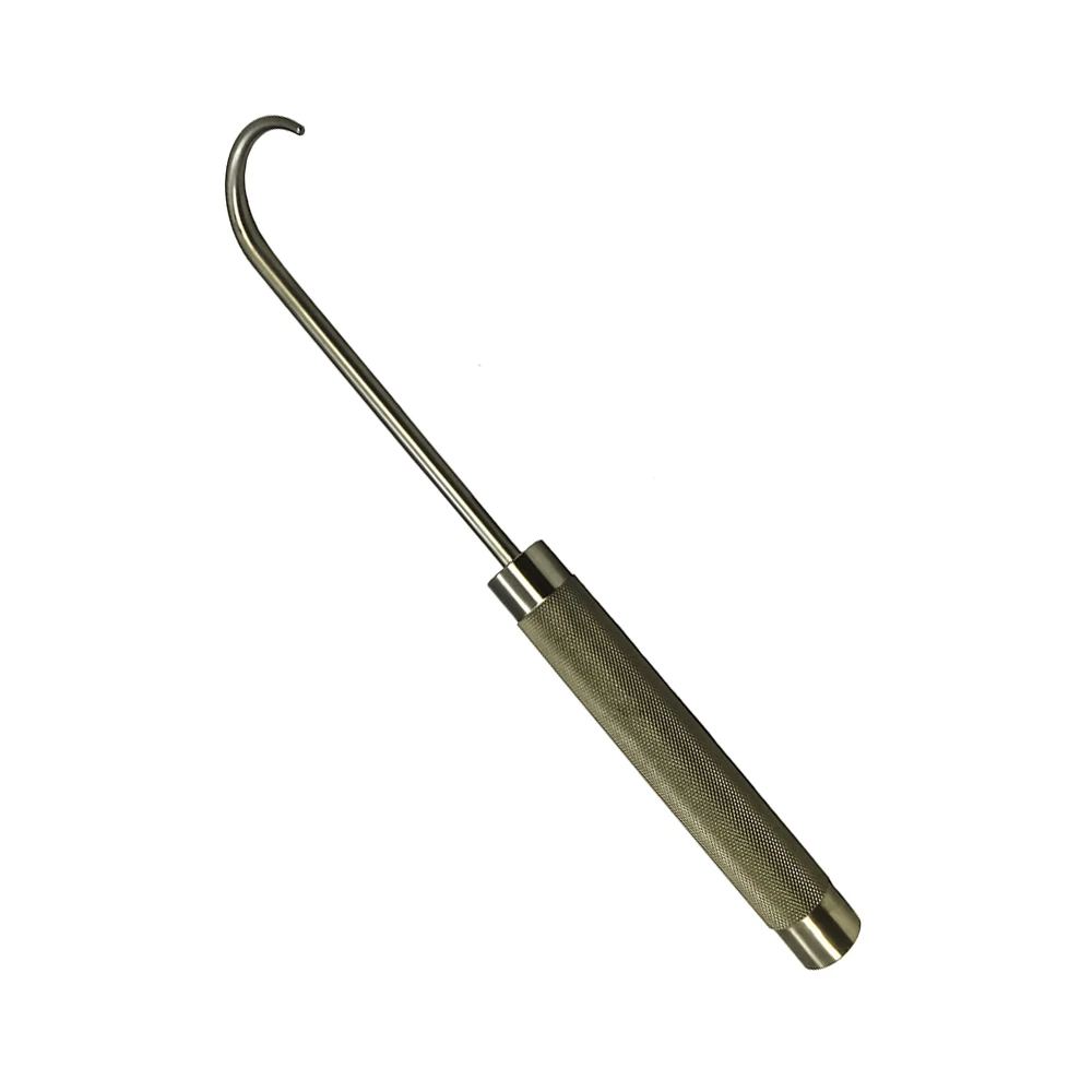 Customized Single-Ended Orthopedic Surgery Bone Hook with Hallow Handle Stainless Steel Manual Power Blunt Edge