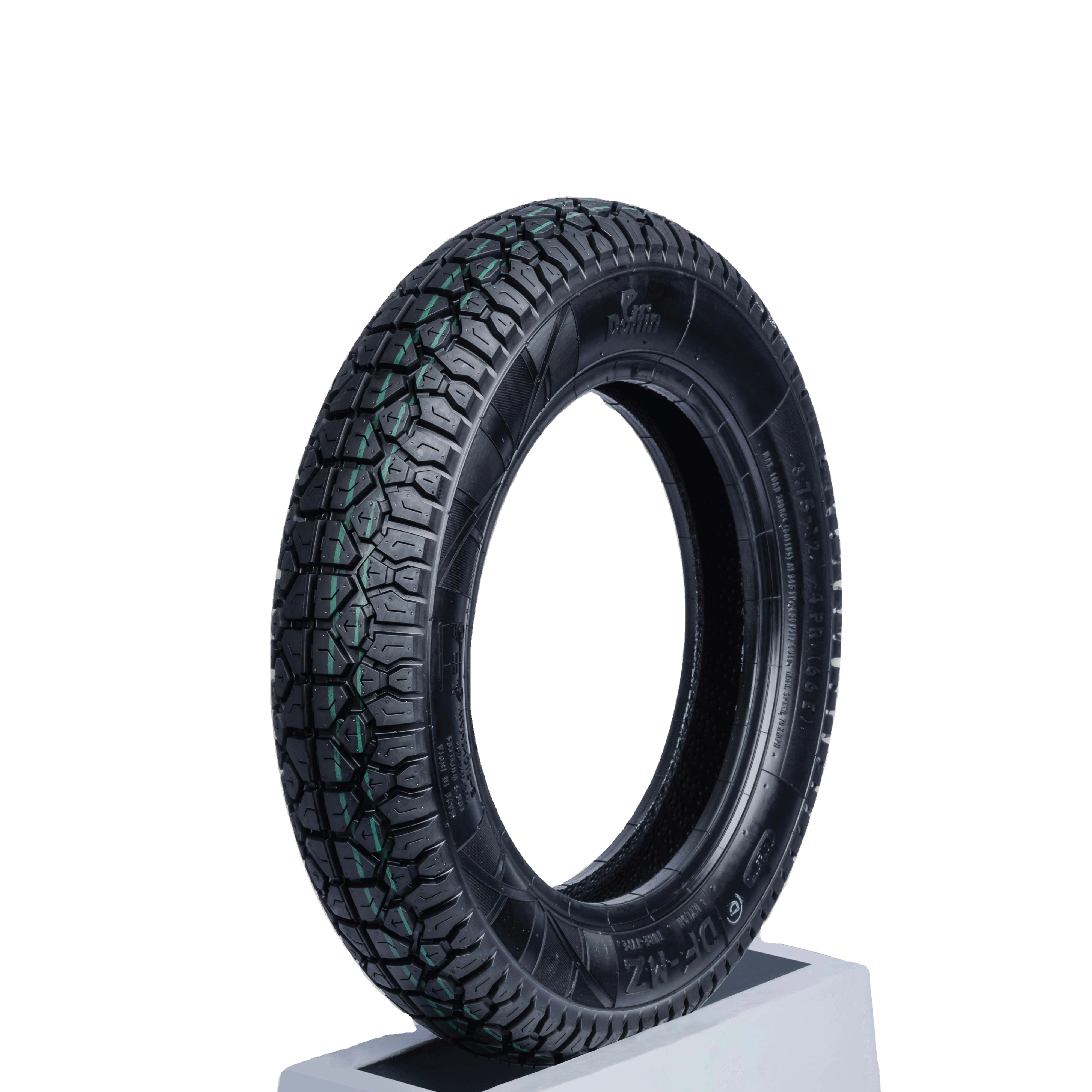 Top Selling Dolfin Premium Quality 4.00-8 Three Wheeler Tires and Auto Rickshaw Tires Made in India at Reasonable Price