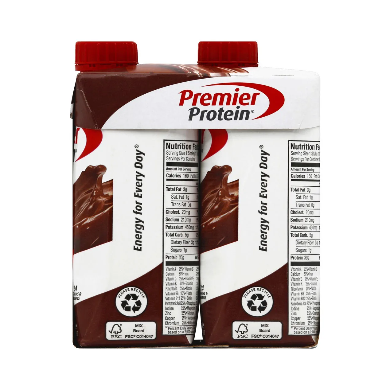 Premier Protein Shake, Chocolate, 30g Protein, 11 fl oz, 12 Ct